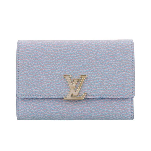 Louis Vuitton Portefeuille Capucines Compact Taurillon Leather Wallet - Picture 1 of 7